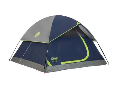 Coleman Sundome Camping Tent with Rainfly - Weatherproof Tent for 2-6 People