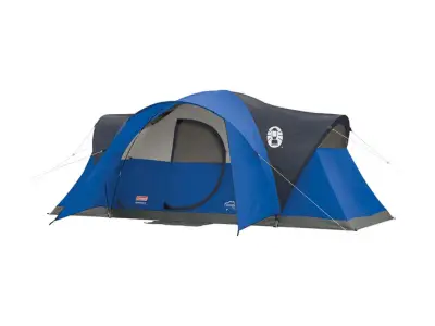 Coleman Montana Camping Tent - Spacious 6/8 Person Family Tent with Rainfly & Carry Bag