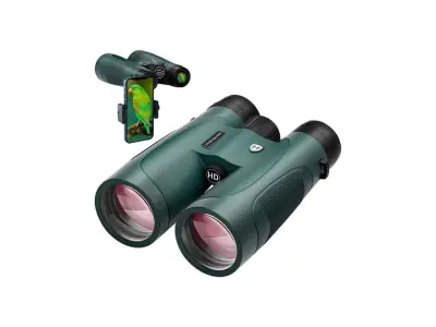 15x52 HD Binoculars for Adults - High Powered with Phone Adapter & Clear Low Light Vision